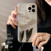 paper flower iphone case