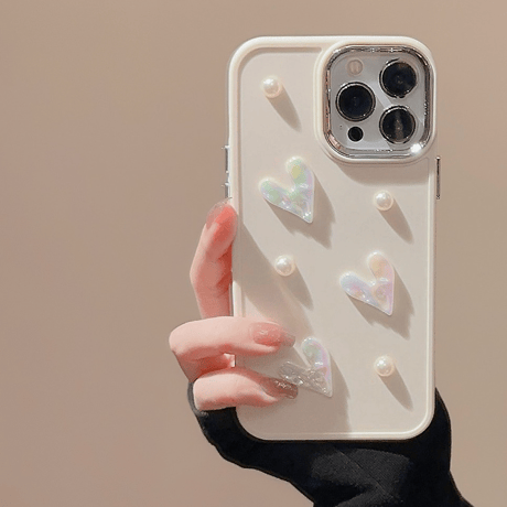 Heart perl bijou case