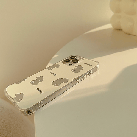 Milky bunny mirror case
