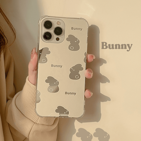 Milky bunny mirror case
