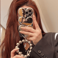 Silver Heart&Heart Case