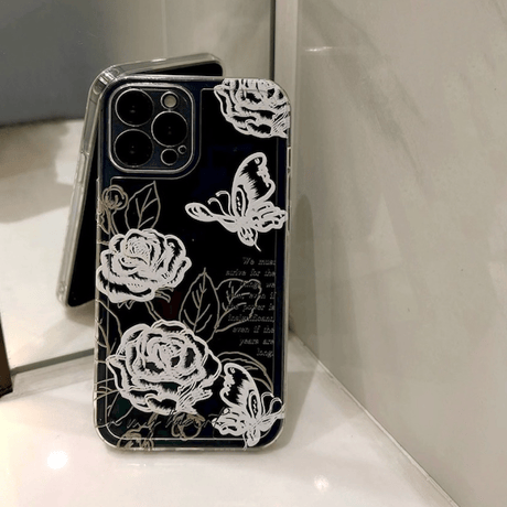 Butterfly flower case