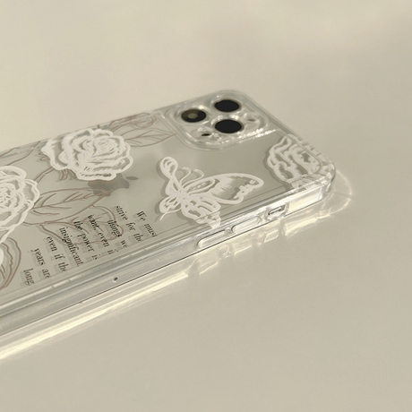 Butterfly flower case