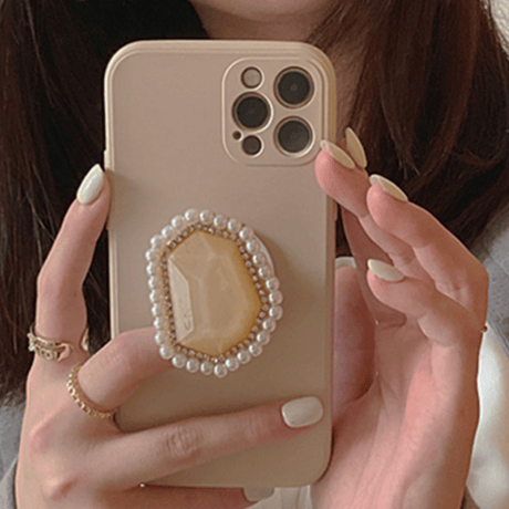 Gold Pearl iPhone Smart Talk Case