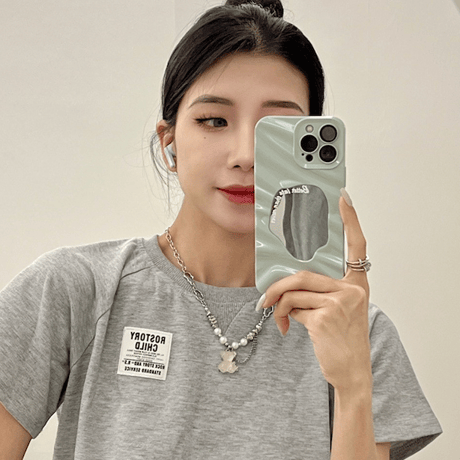 Peel mirror case