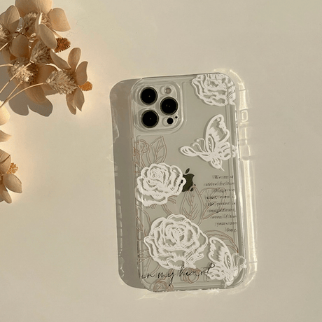 Butterfly flower case