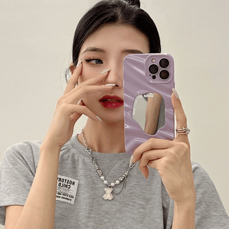 Peel mirror case