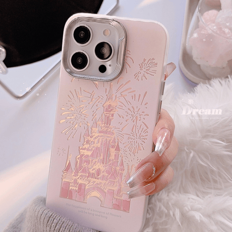 pink castle case