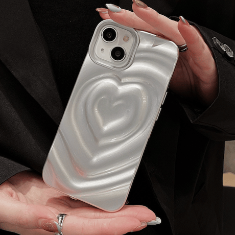 Silver heart beam case