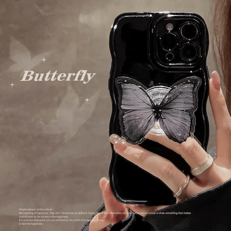 Black Butterfly Smart Talk Case
