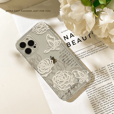 Butterfly flower case