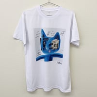 080 【長坂真護】Tシャツ「ニャント エー」（リサイクルポリエステル）
