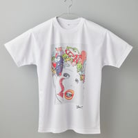 054 【長坂真護】Tシャツ「Don't Fuck With me」（リサイクルポリエステル）