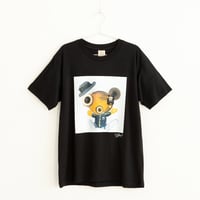 072 【長坂真護】Tシャツ「Flying Hat」（オーガニックコットン）