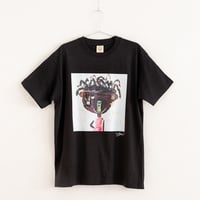 066 【長坂真護】Tシャツ「Maybe I'm カワイイ」（オーガニックコットン）