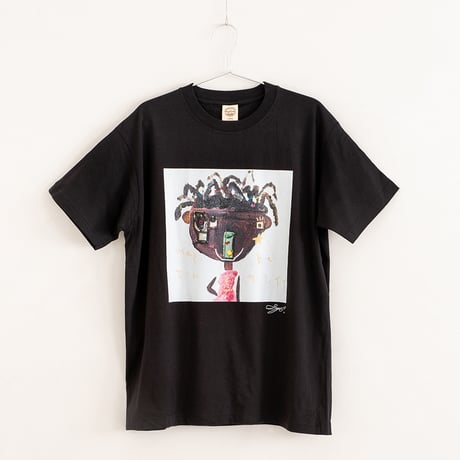 066 【長坂真護】Tシャツ「Maybe I'm カワイイ」（オーガニックコットン）