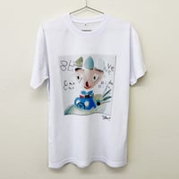 081 【長坂真護】Tシャツ「OLIVE Car rider」（リサイクルポリエステル）