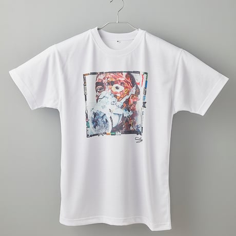 057 【長坂真護】Tシャツ「Going to be plastics」（リサイクルポリエステル）