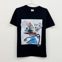 083 【長坂真護】Tシャツ「NEZU ZOMBIE 」（オーガニックコットン）