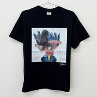 079 【長坂真護】Tシャツ「Speech something」（オーガニックコットン）