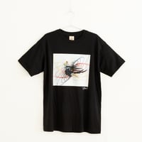 076 【長坂真護】Tシャツ「未来の農耕器具」（オーガニックコットン）