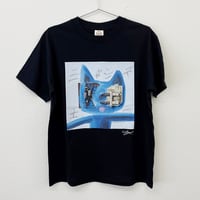 080 【長坂真護】Tシャツ「ニャント エー」（オーガニックコットン）