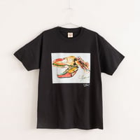 040 【長坂真護】Tシャツ「The colorful dinosaur」（オーガニックコットン）