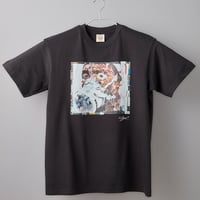 057 【長坂真護】Tシャツ「Going to be plastics」（オーガニックコットン）