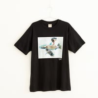 073 【長坂真護】Tシャツ「ひとくいサメのJOE」（オーガニックコットン）