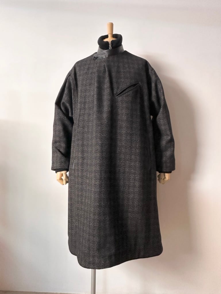 BRU NA BOINNE / ランスロットコート4号チェック(BLACK) | weaver
