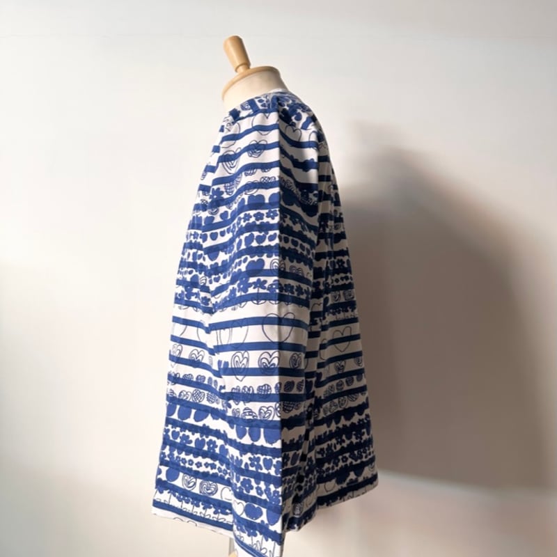 BRU NA BOINNE / ルーラブーラボーダーT(ブルー) | weaver