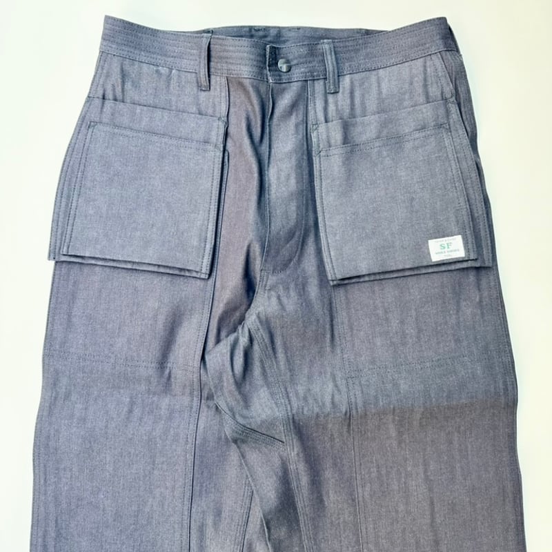SASSAFRAS LANDSCAPER PANTS(INDIGO) | weaver