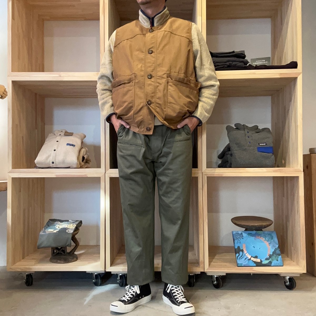 SASSAFRAS / OVERGROWN HIKER VEST(KHAKI) | weaver SASSAFRAS / OVERGROWN HIKER VEST(KHAKI) | weaver