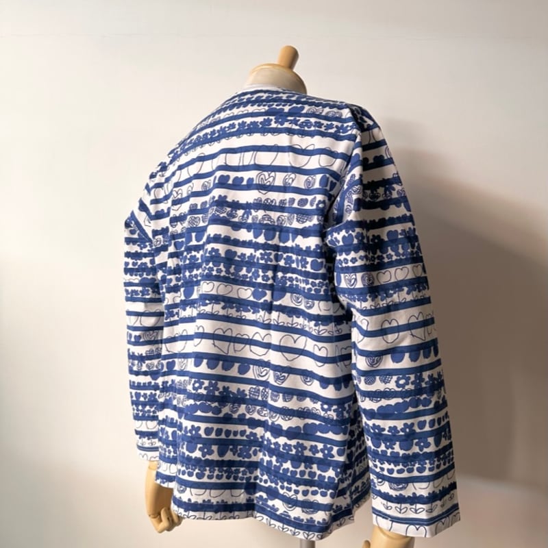 BRU NA BOINNE / ルーラブーラボーダーT(ブルー) | weaver