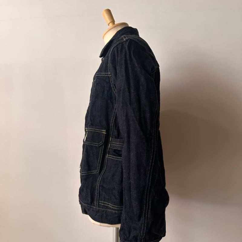 SASSAFRAS GジャンGardner Jacket 14oz Denim SASSAFRAS『GARDENER JACKET(14oz DENIM)』(INDIGO) – Reggieshop