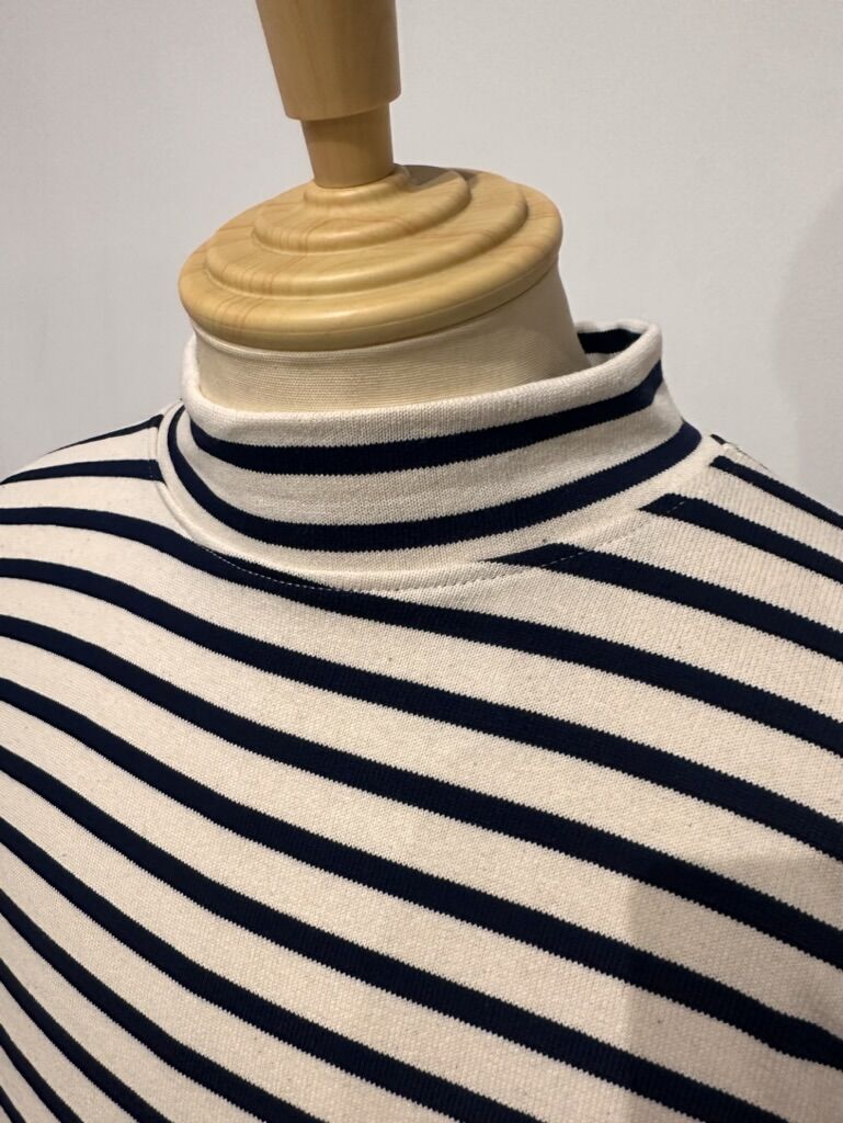 SAINT JAMES モックネックウェッソン( ECRU/MARINE) | weaver SAINT JAMES モックネックウェッソン( ECRU/MARINE) | weaver
