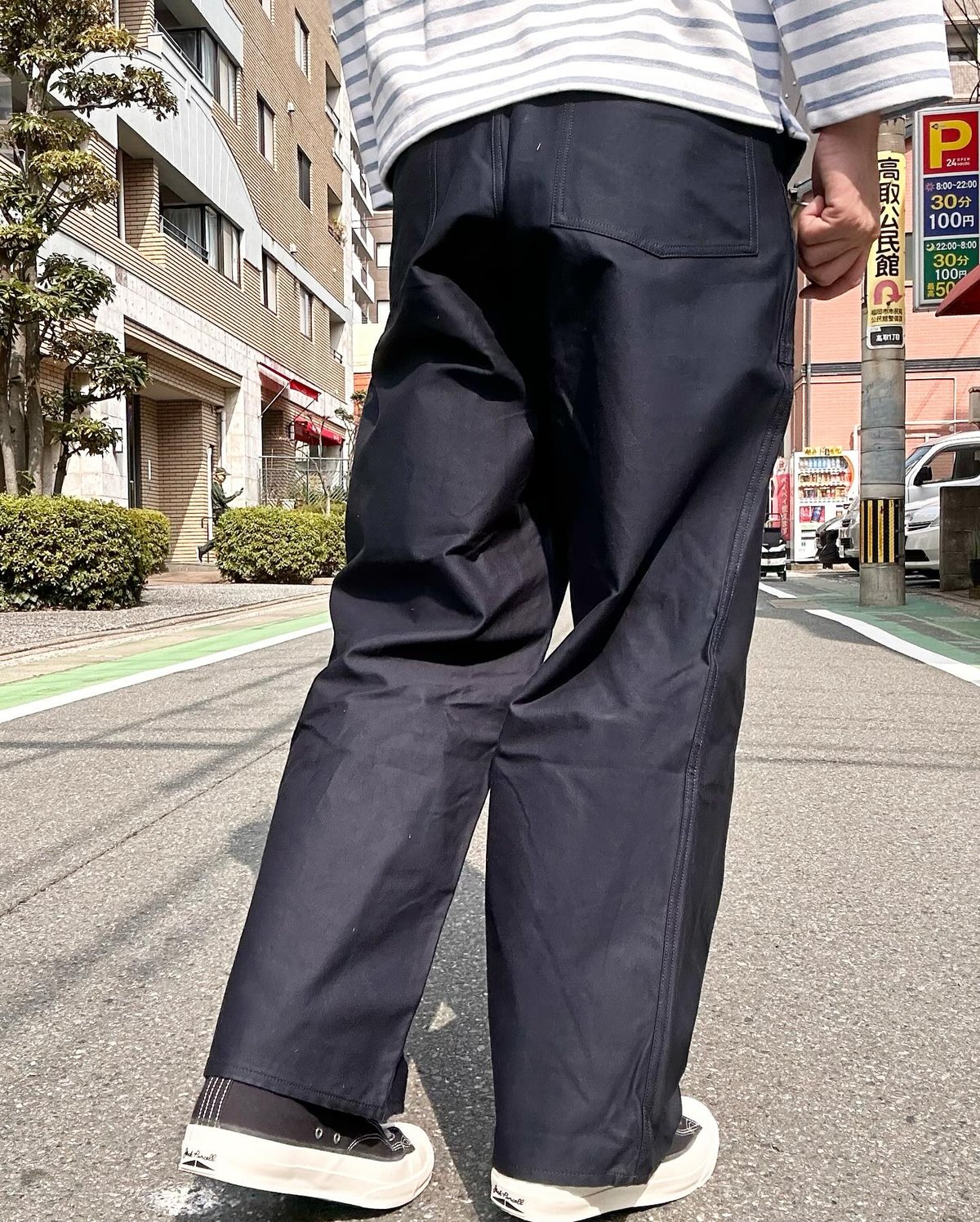 TUKI / BAKER PANTS (NAVY BLUE) | weaver