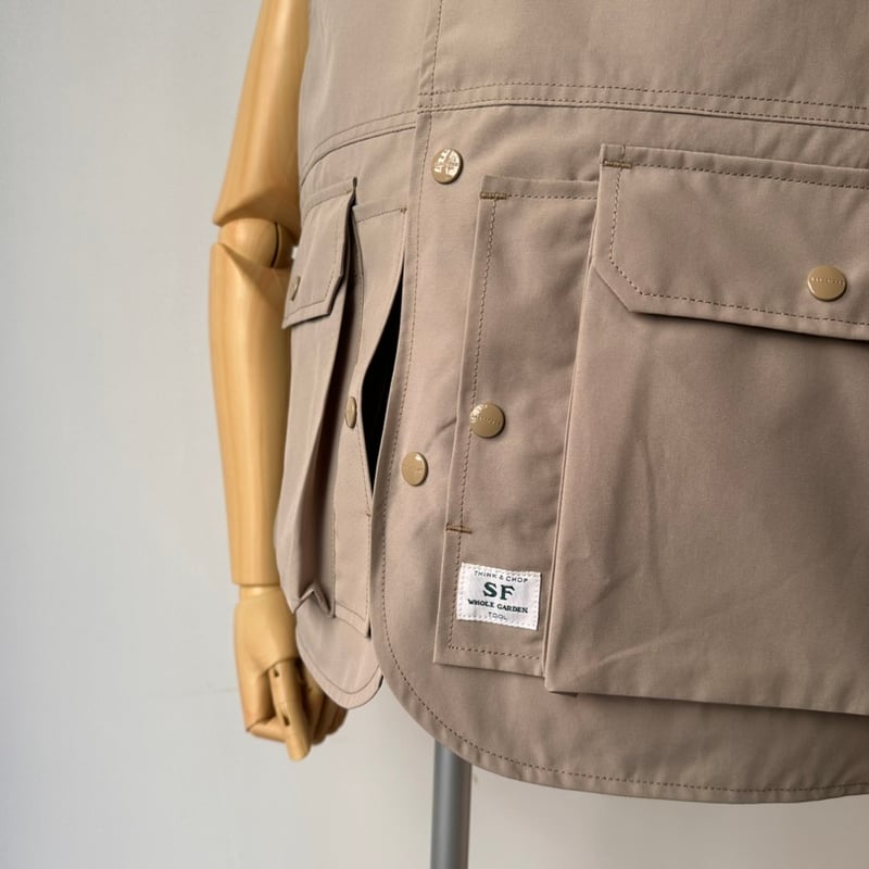 SASSAFRAS / CULTIVATOR VEST (BEIGE) | weaver