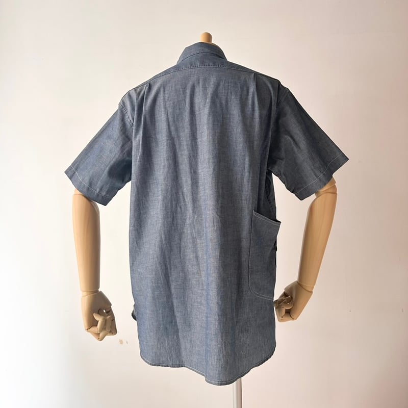 SASSAFRAS ササフラス DIGGIN HALF SASSAFRAS(ササフラス)/Diggin Shirt 1/2 : 5.5oz Denim ディ