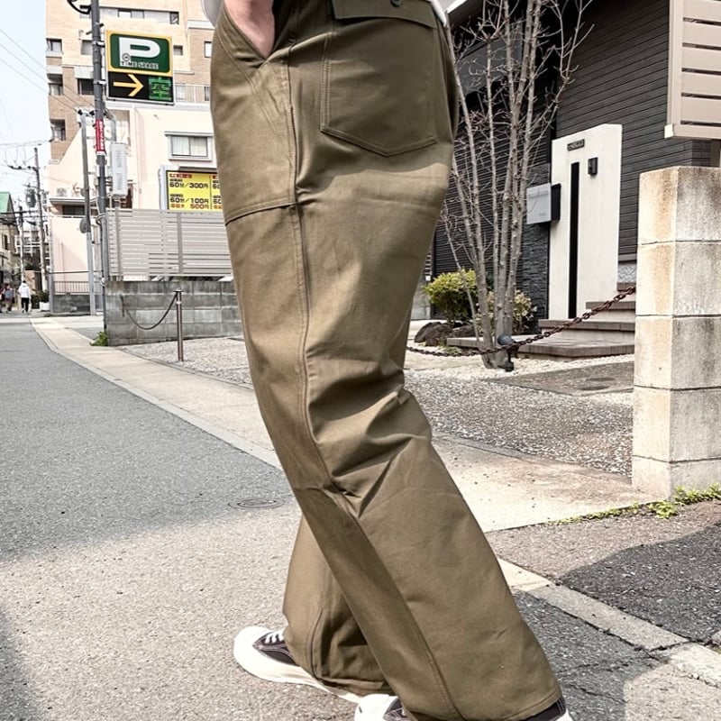 TUKI / BAKER PANTS (OLIVE DRAB) | weaver