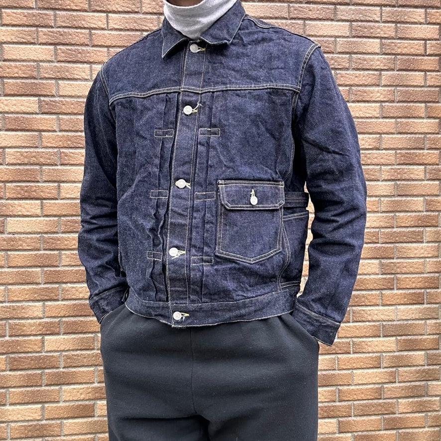 SASSAFRAS / GARDENER JACKET (14oz DENIM) | weaver