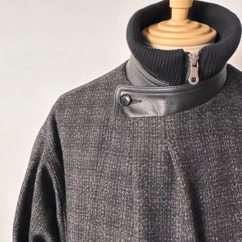 BRU NA BOINNE / ランスロットコート4号チェック(BLACK) | weaver