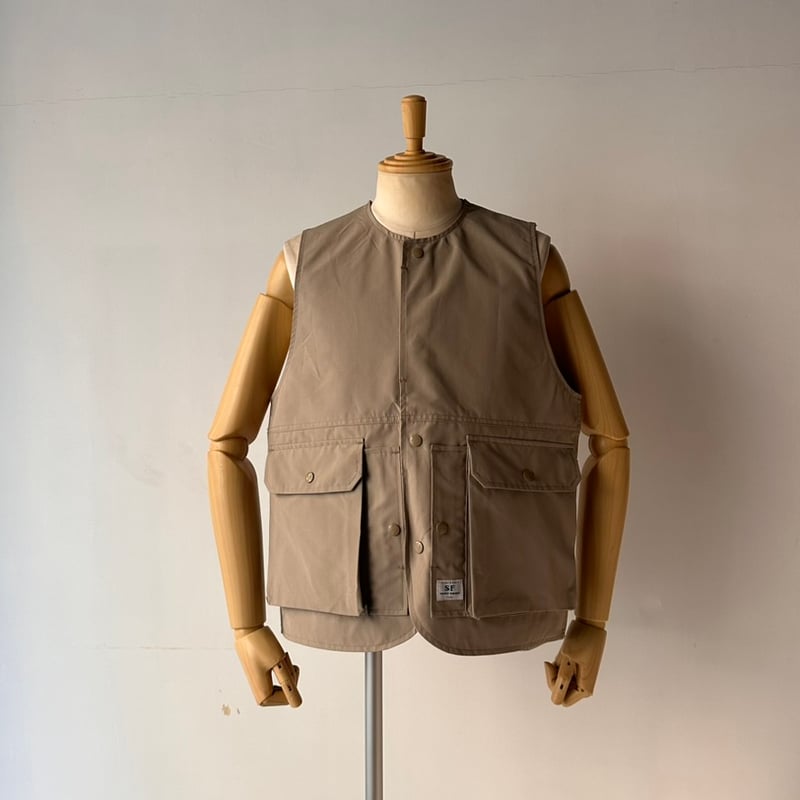SASSAFRAS / CULTIVATOR VEST (BEIGE) | weaver