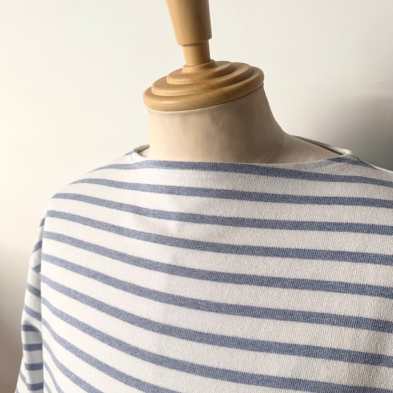 SAINT JAMES / OUESSANT LOOSE(NEIGE/DENIM) | weaver