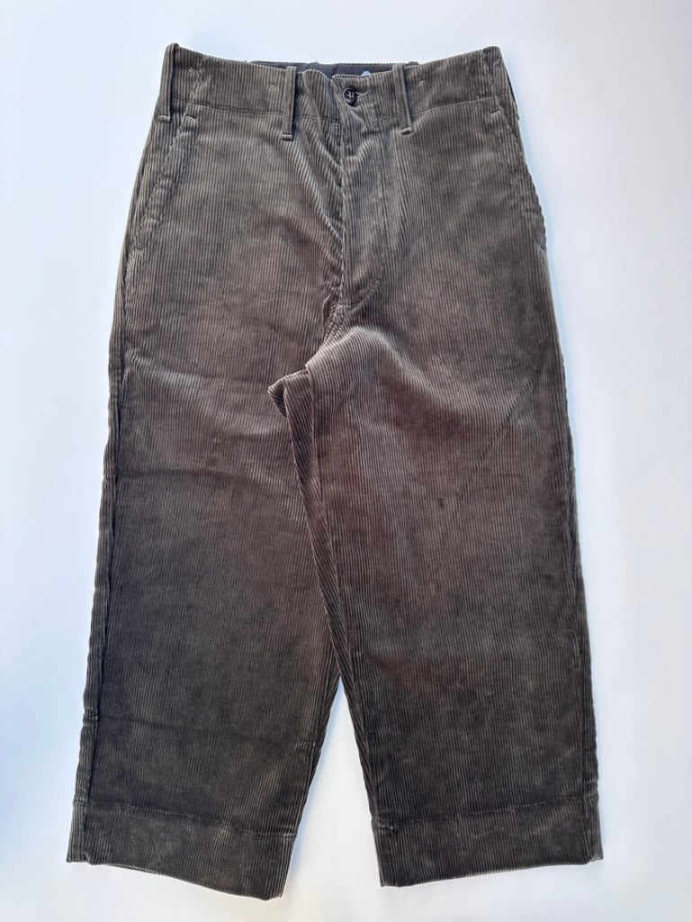 TUKI S/S WIDE TROUSERS(O.D) | weaver