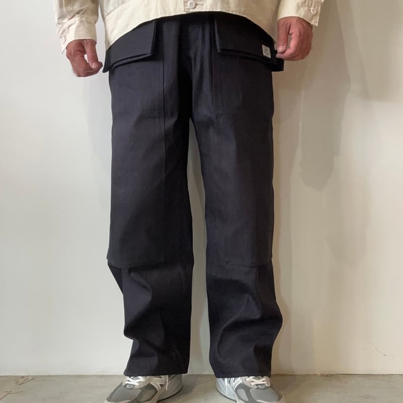 SASSAFRAS LANDSCAPER PANTS(INDIGO) | weaver