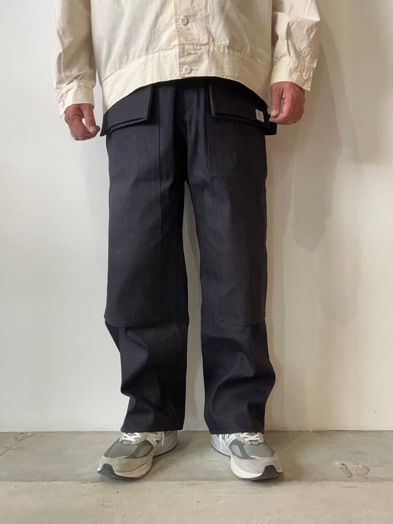 SASSAFRAS(ササフラス)Landscaper Pants 11oz SASSAFRAS LANDSCAPER PANTS(INDIGO) | weaver