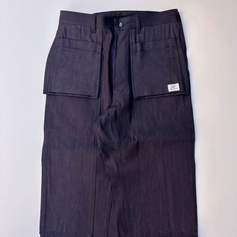 SASSAFRAS LANDSCAPER PANTS(INDIGO) | weaver