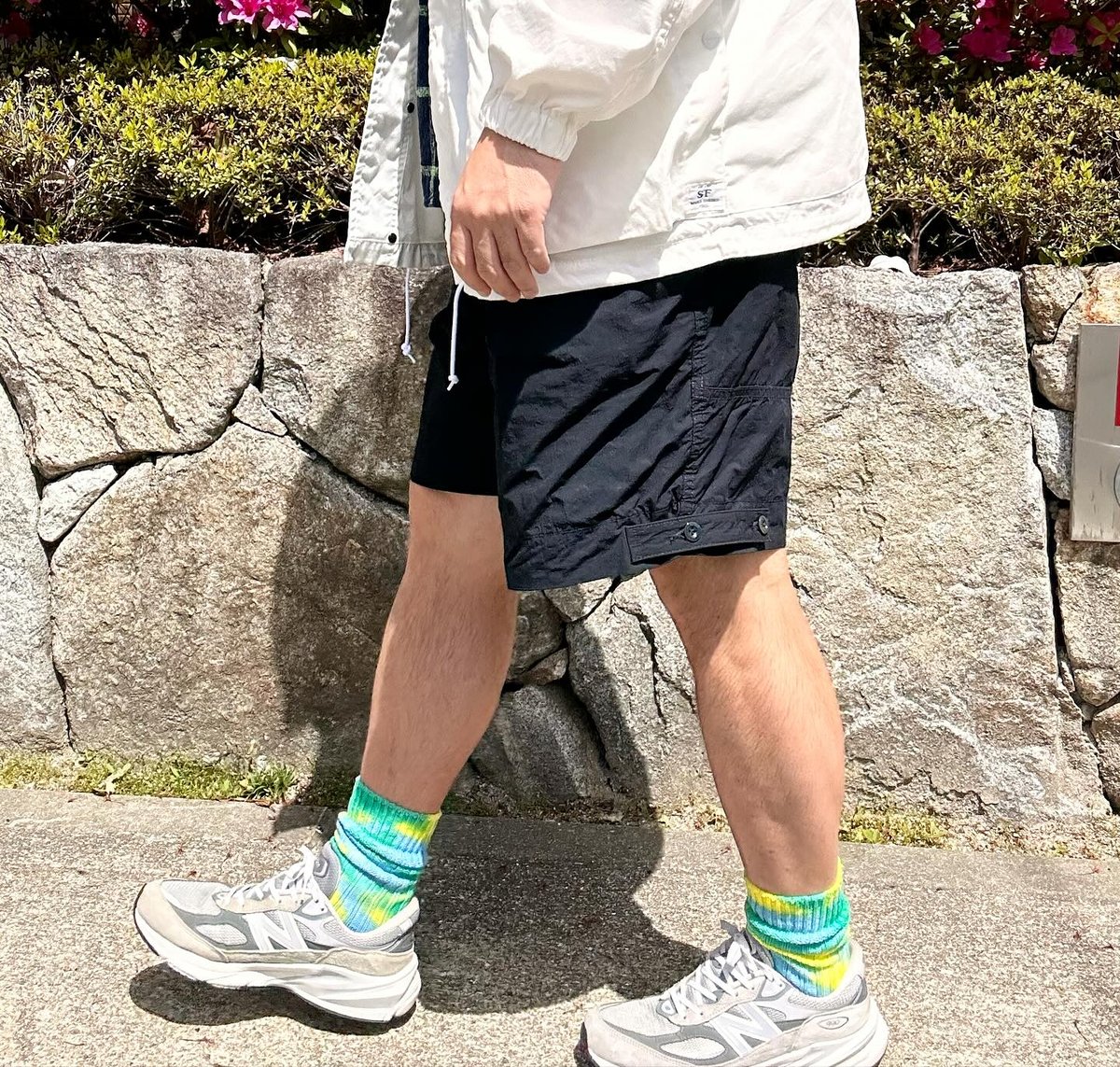 BRU NA BOINNE / GYOMO SHORTS (NAVY) | weaver