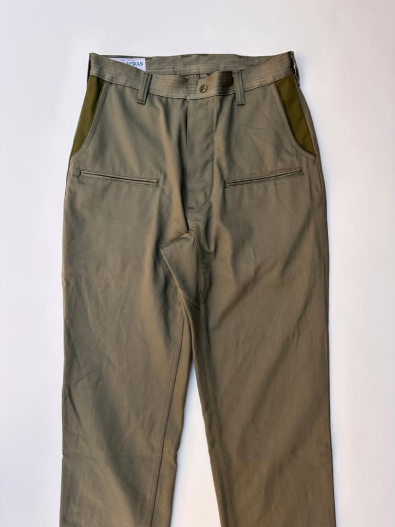 新品　SASSAFRAS Wheel Barrow Pants ササフラス SASSAFRAS/ササフラス】Wheel Barrow Pants - Tiger Twill